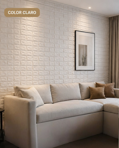 Panel 3D Efecto Ladrillo | Transformá tu pared fácil y rápido