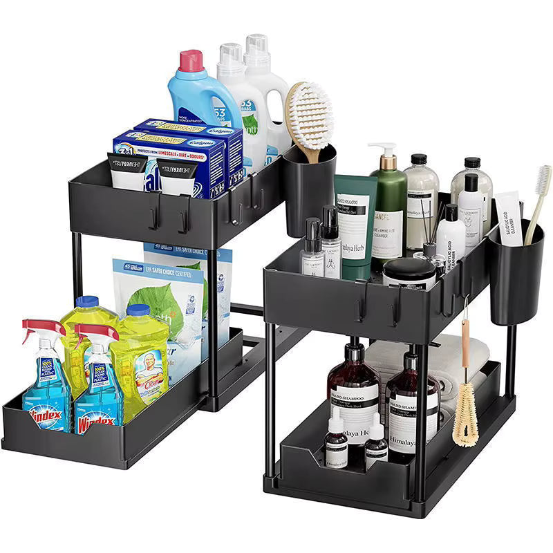 2 Organizador Multiuso 2 NIVELES – Orden Inteligente para tu Hogar
